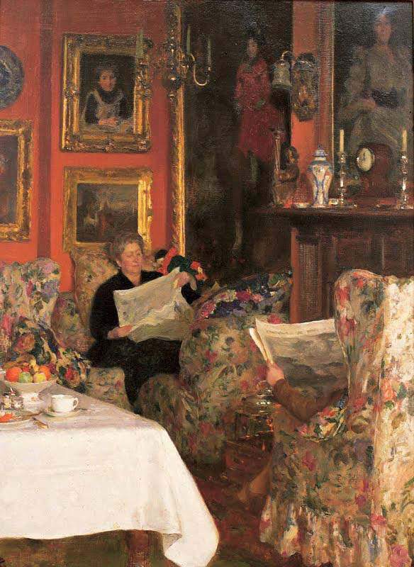 the breakfast table
